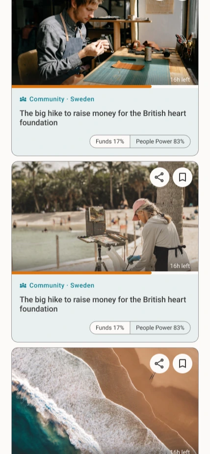 Poola Explore screen showing top Pools and recommended Pools